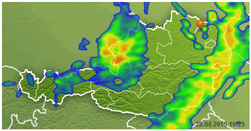 16:25  Wetterradar Österreich