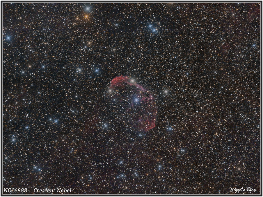 160830  NGC6888 (Mond)Sichelnebel - Crescent Nebel