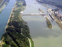 Donaukraftwerk Freudenau /Wien - Österreich/Austria