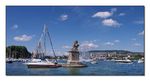 Hafen Enge mit Springbrunnen